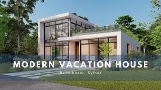 MODERN VACATION HOUSE DESIGN SYLHET | ANIMATION VIDEO BY KHETRO STHAPATI