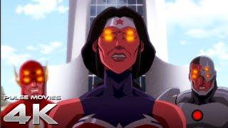 Trigon Justice League Fights Teen Titans