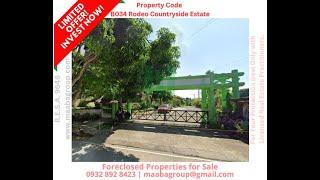 Rodeo Countryside Estate Lot for Sale in Alfonso, Cavite