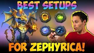 Zephyrica Testing  Favorite Set Ups Castle Clash