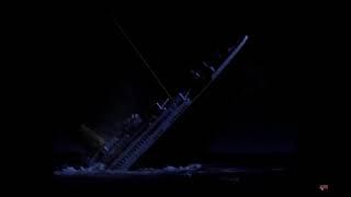 Titanic sinking scene