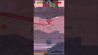 САМЫЙ ОПАСНЫЙ ФУГАСНИК на УРОВНЕ, СТАТИСТ ТАЩИТ БОЙ 1 vs 3 в #blitz #tanksblitz #shorts