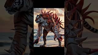 Tiger and Crab #midjourney #aigenerated #videoai #midjourneyaiart #animalfusion #hybridanimals #AI