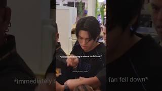 The way he saved that fan who fell️ #winmetawin #shorts #fans #fancam #love #fyp #emotional #gmmtv