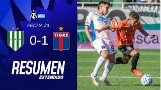 Banfield 0 vs 1 Tigre  | #TorneoBetano | Resumen Extendido| Fecha 23