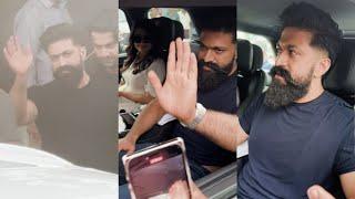 KGF Rock Star Yash Spotted At Mumbai Kalina Airport Anant Ambani - Radhika Merchant Wedding Ceremony