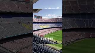 Inside the Legendary Camp Nou Stadium! ️ Barcelona’s Iconic Football Fortress #campnou #barcelona