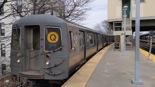 NYC Subway: R46, R68, R68A Action on the B and Q Lines (3/22/23)