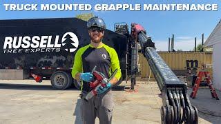 Truck Mounted Grapple Maintenance I Russell Tree Experts