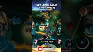 Top 1 Global Aamon Savage #Shorts