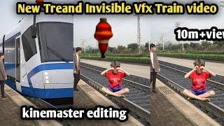 shaktimaan !! new treand invisible VFX train magic funny viral video!! kinemaster editing !funny