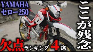 【欠点2024最新版】セロー250ファイナルエディション 長期間使用してわかった欠点4選,YAMAHA SEROW250FINALEDITION インプレッション【MotoVlog#184】