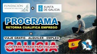 FUNDACIÓN SALCINES. VIAJAR a GALICIA GRATIS, con AYUDA ECONÓMICA y TRABAJO. GUÍA PASO A PASO.