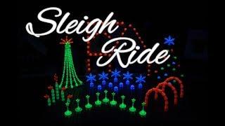 Sleigh Ride Light Show | LEGO Stop Motion