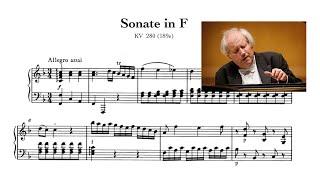 Grigory Sokolov. Mozart - Piano Sonata No.2 in F Major, K 280