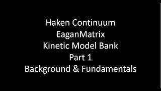 Haken Continuum EaganMatrix Kinetic Model Fundamentals (Part 1)