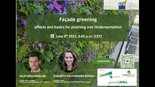 EFB Webinar -  Facade Greening/ Green Walls