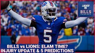 Bills vs. Lions: Rasul Douglas OUT, Kaiir Elam’s time to shine? Injury updates & 5 game predictions