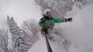 Нереальный пухляк в Шерегеше!!! Март 2016. Fantastic powder freeriding in Sheregesh, Siberia.