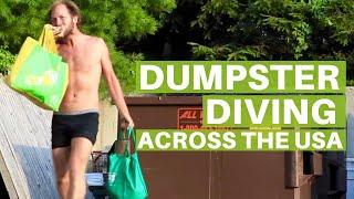 Dumpster Diving for Food While Biking Across the USA