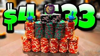 MASSIVE Profit at $2/5!! Michigan Poker is CRAZY!