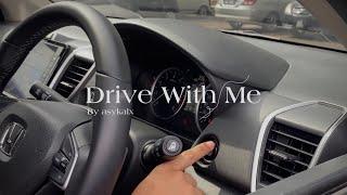 4k Drive with me + a day in life ( calm, relax and aesthetic )