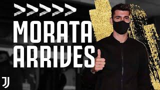 ALVARO MORATA LANDS IN TURIN!