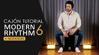 How to play funk groove with cajon?( Rhythm 6 ) #funk #cajon #notation #tutorial