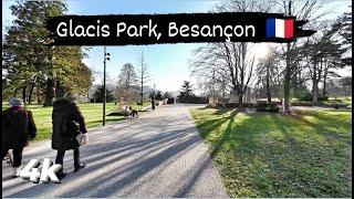 Glacis Park, Besançon - Walking Tour - 4K