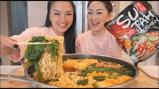 FROM BKK TO SISTERS NOODLE MUKBANG (PERFECT FIX FOR A COLD) | SASVlogs