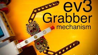 Simple Grabber Mechanism - Using Lego mindstorms ev3 - Pick & Crab in 5 Mins; ev3 Grabber ; Ev3 Claw