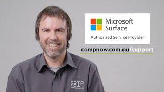 CompNow is a Microsoft Surface Authorised Service Provider.