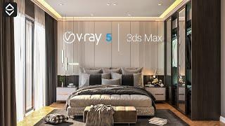 Interior Rendering Tutorial V-Ray 5 for 3ds Max (Photorealistic Render)