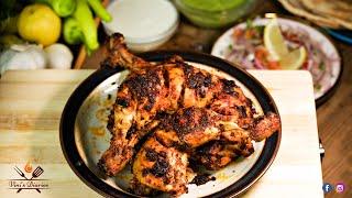 Smoky Tandoori Chicken at Home || Tandoori Chicken without Oven || Chicken Recipe