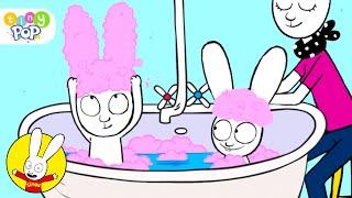 Hotel Bath Time!  🫧 Simon and Family | Simon Episodes | Cartoons for Kids | @TinyPopTV