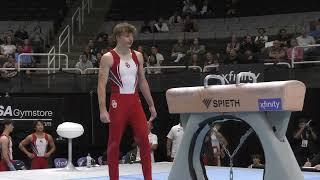Maxim Bereznev - Pommel Horse - 2023 Xfinity U.S. Championships - Senior Men Day 2