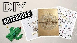 DIY minimalist Notebooks / Journals |  Back To School | Owlipop