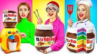 Me vs Grandma Cooking Challenge | Cake Decorating Sweet Battle by RATATA
