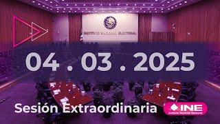 Sesión Extraordinaria del Consejo General(04/03/2025)