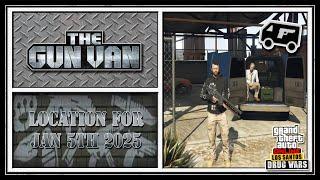 GTA Gun Van Location For Jan 5th 2025 | GTA 5 Online | Drug Wars DLC