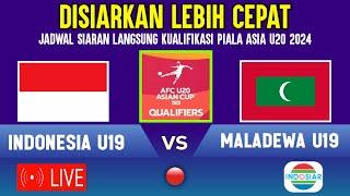 DISIARKAN MALAM HARI INI JADWAL TIMNAS INDONESIA U19 VS MALADEWA, KUALIFIKASI PIALA ASIA U20 2025