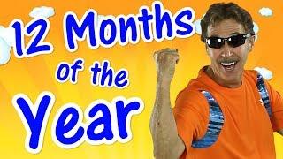 12 Months of the Year | Exercise Song for Kids | Learn the Months | Jack Hartmann