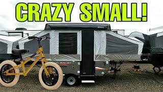 CRAZY TINY Popup Travel Trailer RV! Gotta see to believe! Flagstaff MAC 176LTD