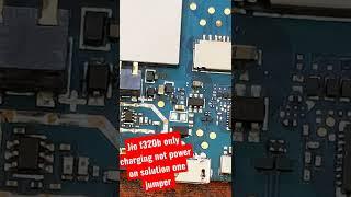 LYF JIO F320B ONLY CHARGING NOT POWER ON SOLUTION 1 JUMPER 