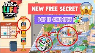 New Free Secret Pop It Crumpet in tocalifeworld | skit | Toca Boca