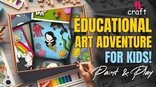 “Unboxing the iCraft Creative Seascape Painter’s Kit: A Journey of Fun & Learning for Kids”