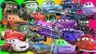 Looking For Disney Pixar Cars Lightning Mcqueen, Lizzie, Fillmore, Richard Clayton, Chick Hick