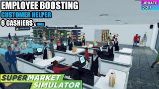 Employee Boosting & New Employees in Supermarket Simulator Update!