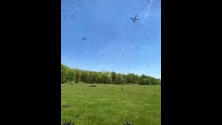 300 Drones takeoff | Preparing for night light show | Firefly Drone Show