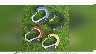 Multifunctional Hybrid Gear Clip Carabiner 360 Degree Rotating Hook Strong Buckle Camping Hiking Tra